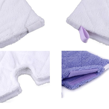 3 PCS Steam Cloth Cover Mop Accessories for Shark S3901 / S3501 / S3550 / S3601(White)-garmade.com