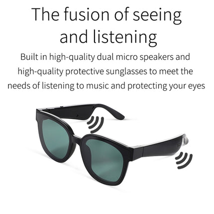 A13 Smart Audio Sunglasses Bluetooth Earphone(Dark Green)-garmade.com