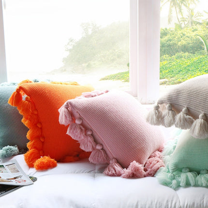 Home Furnishings Lantern Ball Pillowscase Without Core, Size: 45x45cm(Green)-garmade.com