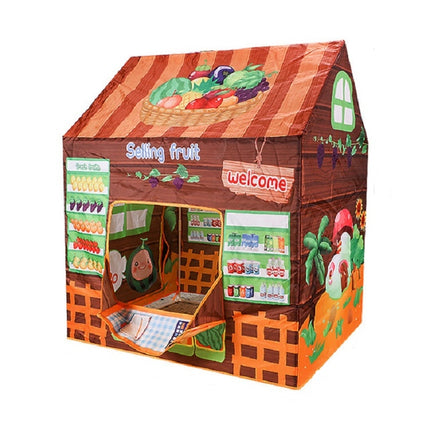 Children Printed Game Tent(Fruit Shop)-garmade.com