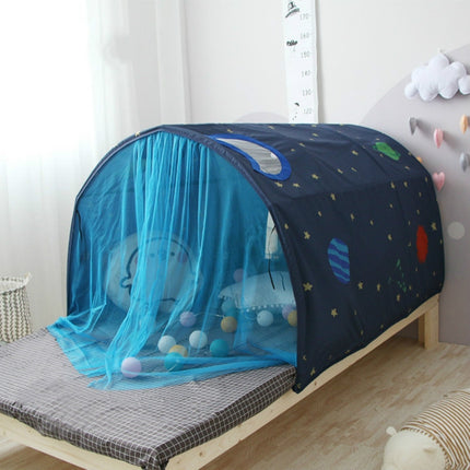 Children Home Bed Crawl Tunnel Game House Tent, Style:Pink with Mosquito Net-garmade.com