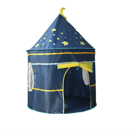 Children Indoor Toy House Yurt Game Tent(Blue)-garmade.com