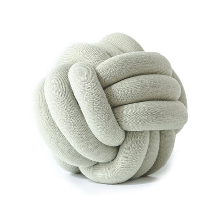 Hand-Made Knotted Ball Pillow, Size: Diameter: 25~30cm(Matcha)-garmade.com