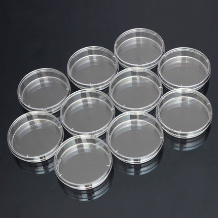 10 PCS Polystyrene Sterile Petri Dishes Bacteria Dish Laboratory Biological Scientific Lab Supplies, Size:90mm-garmade.com