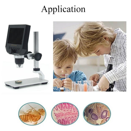 G600A HD Mobile Phone Repair Microscope 4.3 Inch Screen Digital Microscope Electron Microscope(US Plug)-garmade.com