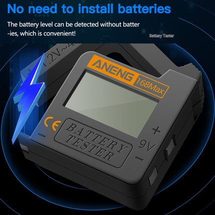 2 PCS ANENG 168MAX Portable Battery Tester High-Precision Battery Power Tester Battery Capacity Tester-garmade.com