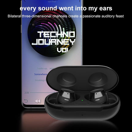 R175 In-Ear Portable Wireless Bluetooth Earphone(Black)-garmade.com