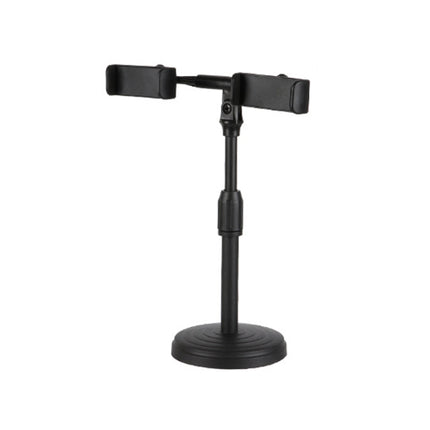 2 PCS Desktop Universal Retractable Multifunctional Mobile Phone Live Broadcast Stand, Specification: Dual Positions-garmade.com