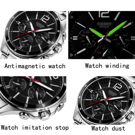 Electric Motor Rotating Watch Box Automatic Mechanical Watch Shaker, US / EU / UK Plug(Black & White)-garmade.com