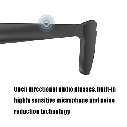 Binaural Call Smart Bluetooth Glasses Earphone(A14 Silver)-garmade.com