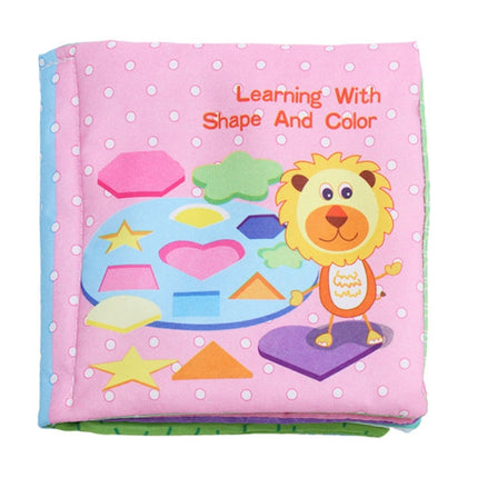 Baby Rattles Toy Soft Animal Cloth Book Newborn Stroller Hanging Toy Early Learning Education Baby Toys(Shape)-garmade.com