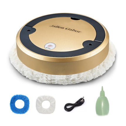 Jallen Gabor A8 Household Automatic Intelligent Sweeping Robot Wet & Dry Mopping Machine With Spray(Golden)-garmade.com
