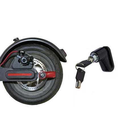 2 PCS Electric Scooter Disc Brake Lock Multi-Function Reinforced Anti-Theft Lock Accessory for Xiaomi Mijia M365, Packing specification: Disc Brake Lock (Black)-garmade.com