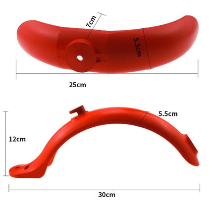 Electric Scooter Modified Fenders for Xiaomi Mijia M365 / M365 Pro, Specification: Front Fender+Rear Fender (With Hook+Screws+Tools)-garmade.com