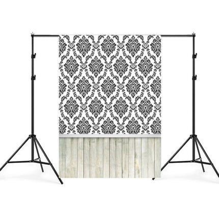1.5m x 2.1m Pattern Vintage Wooden Board Baby Photo Shooting Background Cloth-garmade.com