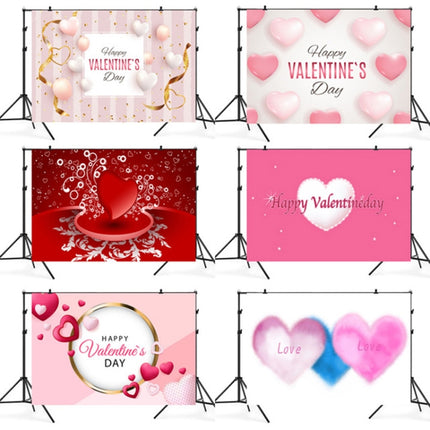 2.1m x 1.5m Valentines Day Photo Party Layout Props Photography Background Cloth(002)-garmade.com