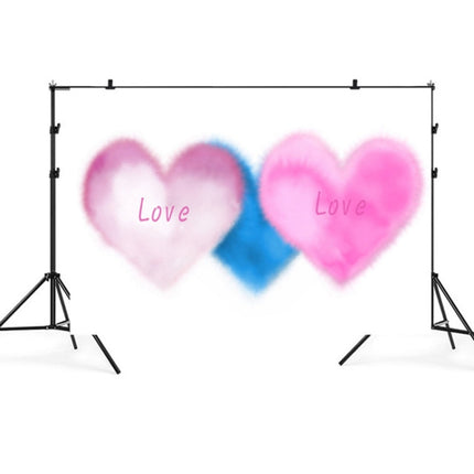 2.1m x 1.5m Valentines Day Photo Party Layout Props Photography Background Cloth(003)-garmade.com