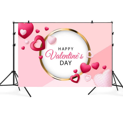 2.1m x 1.5m Valentines Day Photo Party Layout Props Photography Background Cloth(007)-garmade.com