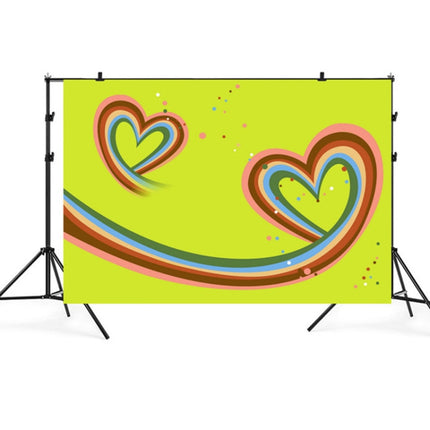 2.1m x 1.5m Valentines Day Photo Party Layout Props Photography Background Cloth(008)-garmade.com