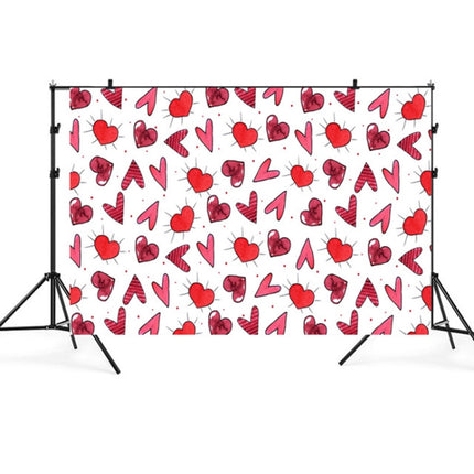 2.1m x 1.5m Valentines Day Photo Party Layout Props Photography Background Cloth(013)-garmade.com