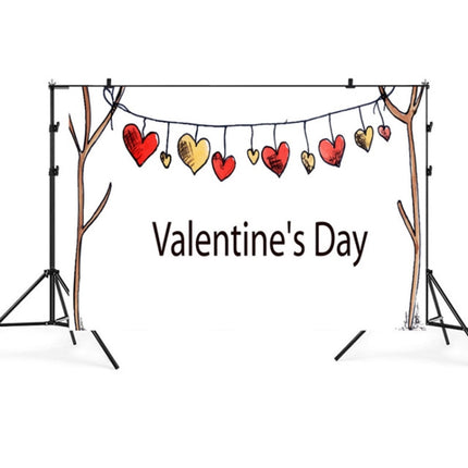 2.1m x 1.5m Valentines Day Photo Party Layout Props Photography Background Cloth(015)-garmade.com