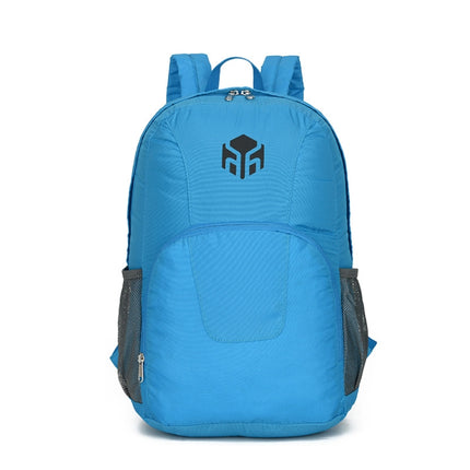 DFY-100 Waterproof Outdoor Cycling Travel Lightweight Folding Backpack(Light Blue)-garmade.com