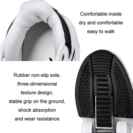 DF06 Walking Shoes Four-wheel Retractable Roller Skates, Size:38(Black)-garmade.com