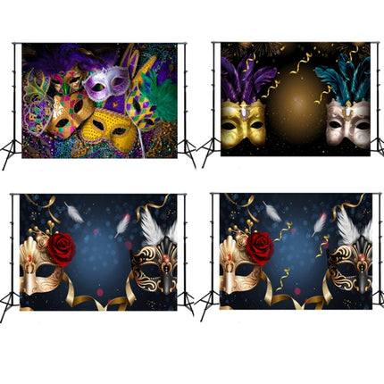 2.1m x 1.5m Masquerade Mask Party Scene Layout Photo Photography Background Cloth(W029)-garmade.com