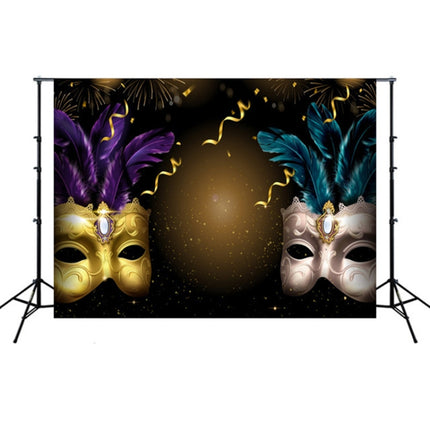 2.1m x 1.5m Masquerade Mask Party Scene Layout Photo Photography Background Cloth(W030)-garmade.com