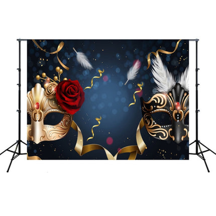 2.1m x 1.5m Masquerade Mask Party Scene Layout Photo Photography Background Cloth(W032)-garmade.com