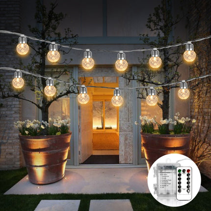 6m 20LEDs Pineapple String Lights Garden Indoor Holiday Decoration Lamp, Power: Battery+Remote Control-garmade.com