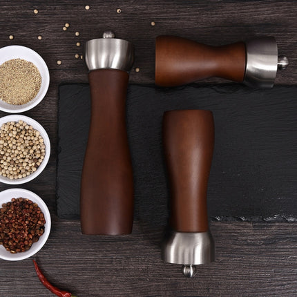 Beech 304 Stainless Steel Manual Pepper Grinder Ceramic Core Pepper Grinder, Specification: 6 Inch (Color Box)-garmade.com