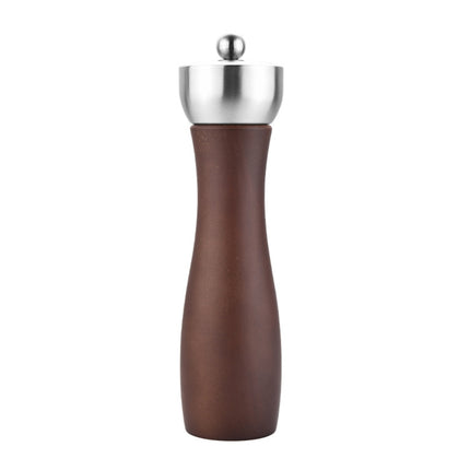 Beech 304 Stainless Steel Manual Pepper Grinder Ceramic Core Pepper Grinder, Specification: 8 Inch (Color Box)-garmade.com
