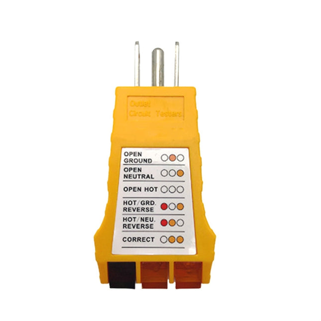 SK300 US Plug Socket Phase Tester Three-Wire Loop Power Socket Tester-garmade.com