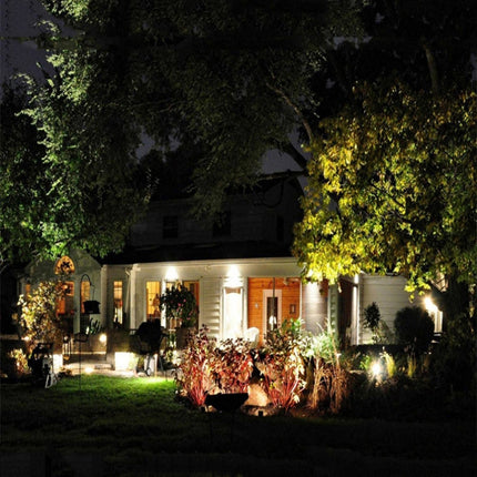 4 LEDs Household Solar Lawn Light Outdoor Garden Light Plant Growth Light 0.5W (White Light)-garmade.com