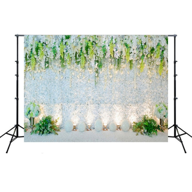 2.1m x 1.5m Flower Wall Simulation Wedding Theme Party Arrangement Photography Background Cloth(W027)-garmade.com