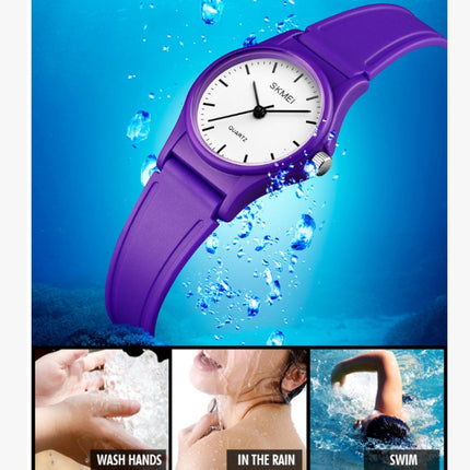 SKMEI 1401 Children Waterproof Watch Student Sports Watch(Purple)-garmade.com