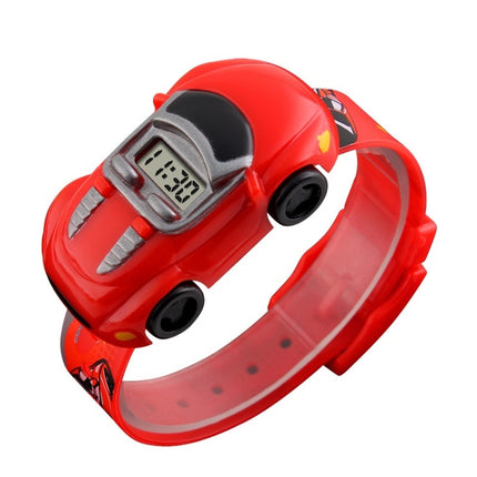 SKMEI 1241 Fashion Cute Cartoon Car Children Digital Watch(Red)-garmade.com