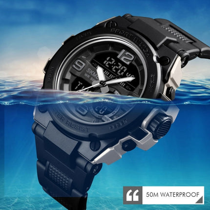 SKMEI 1452 Outdoor Sports Electronic Watch Multifunctional Waterproof Watch(ArmyGreen)-garmade.com