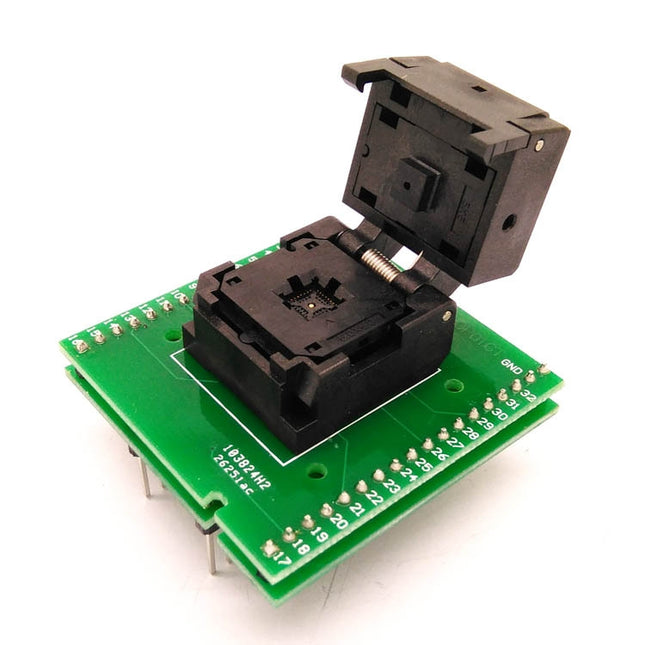 QFN32-0.5 Burning Seat Chip Test Seat Flip Shrapnel Double-Layer Board Programming Seat-garmade.com