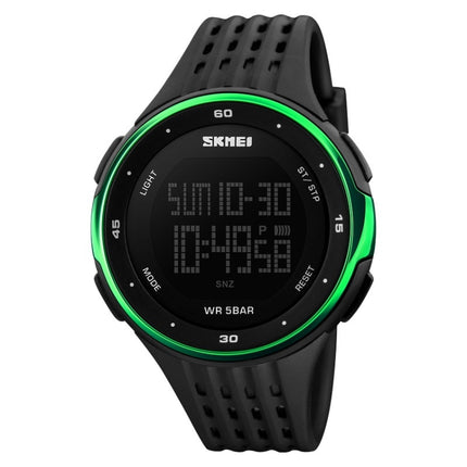SKMEI 1219 Men Multi-Function Electronic Watch Outdoor Sports Watch(Green)-garmade.com