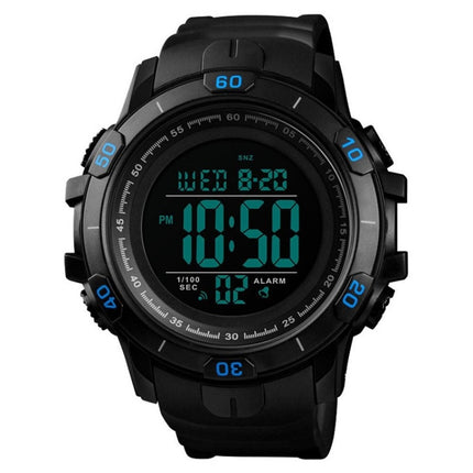 SKMEI 1475 Men Multifunctional Sports Watch Students Outdoor Waterproof Digital Watch(Blue)-garmade.com