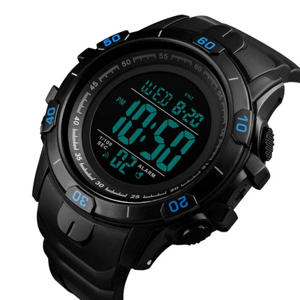 SKMEI 1475 Men Multifunctional Sports Watch Students Outdoor Waterproof Digital Watch(Blue)-garmade.com