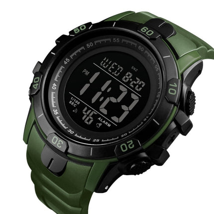 SKMEI 1475 Men Multifunctional Sports Watch Students Outdoor Waterproof Digital Watch(ArmyGreen)-garmade.com
