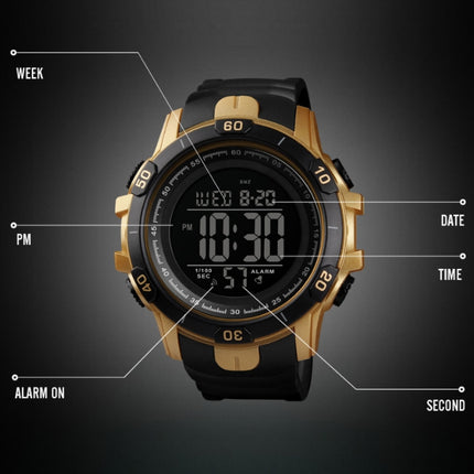 SKMEI 1475 Men Multifunctional Sports Watch Students Outdoor Waterproof Digital Watch(Blue)-garmade.com