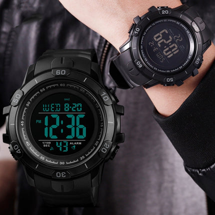 SKMEI 1475 Men Multifunctional Sports Watch Students Outdoor Waterproof Digital Watch(Blue)-garmade.com