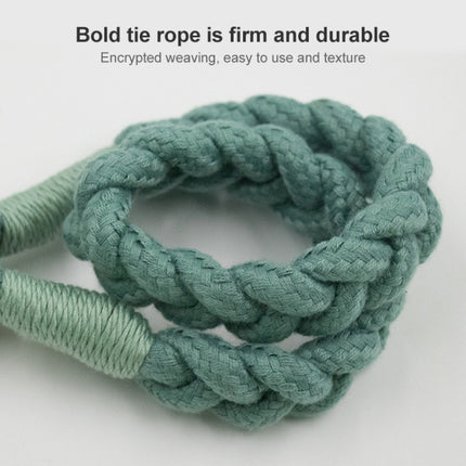 1 Pair Magnetic Buckle Twist Tie For Curtains(Grey Blue)-garmade.com