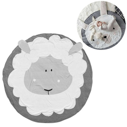 Baby Infant Play Mats Kids Crawling Carpet Floor Rug Baby Bedding Rabbit Blanket Cotton Game Pad Children Room Decor(Sheep)-garmade.com