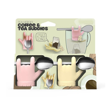 2 PCS Little Finger Shape Tea Heroes Teaspoon Holder ，Random Color Delivery-garmade.com
