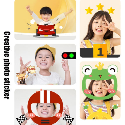 C4 Children WiFi Racing Style Touch Screen Dual-Lens Digital Camera with 32GB TF Memory(Red)-garmade.com